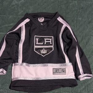NHL Kings Black and Silver Kids Jersey